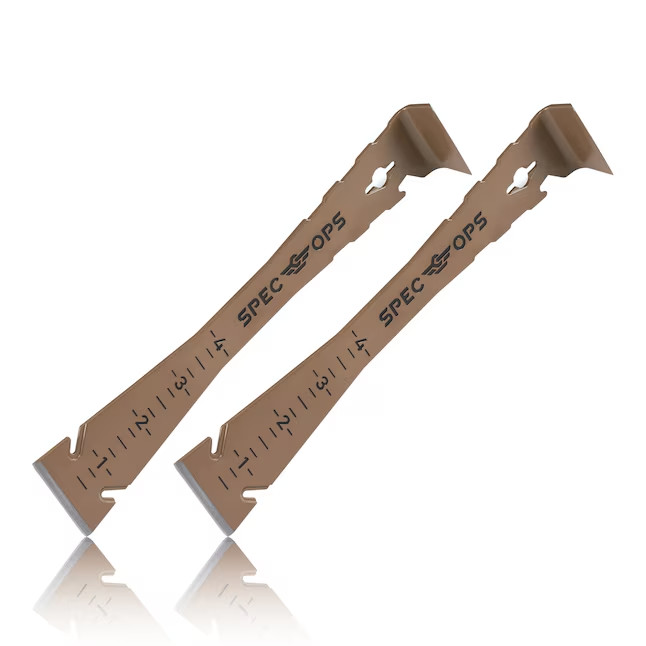 Spec Ops Tools 9.5 Inch Trim Bar 9-1/2-in High carbon steel Moulding pry bar 2PK gallery