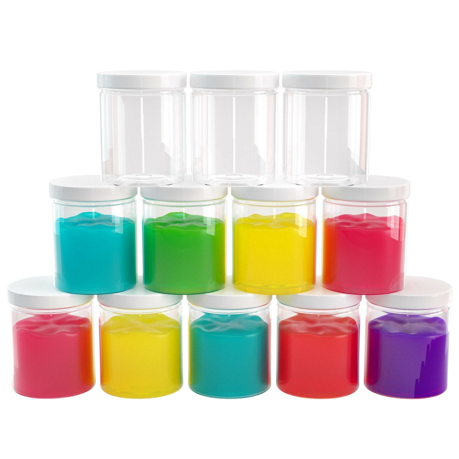 Healthy Packers Clear Empty Containers for Body Lotions, Creams (6 oz, 12 Pack) gallery