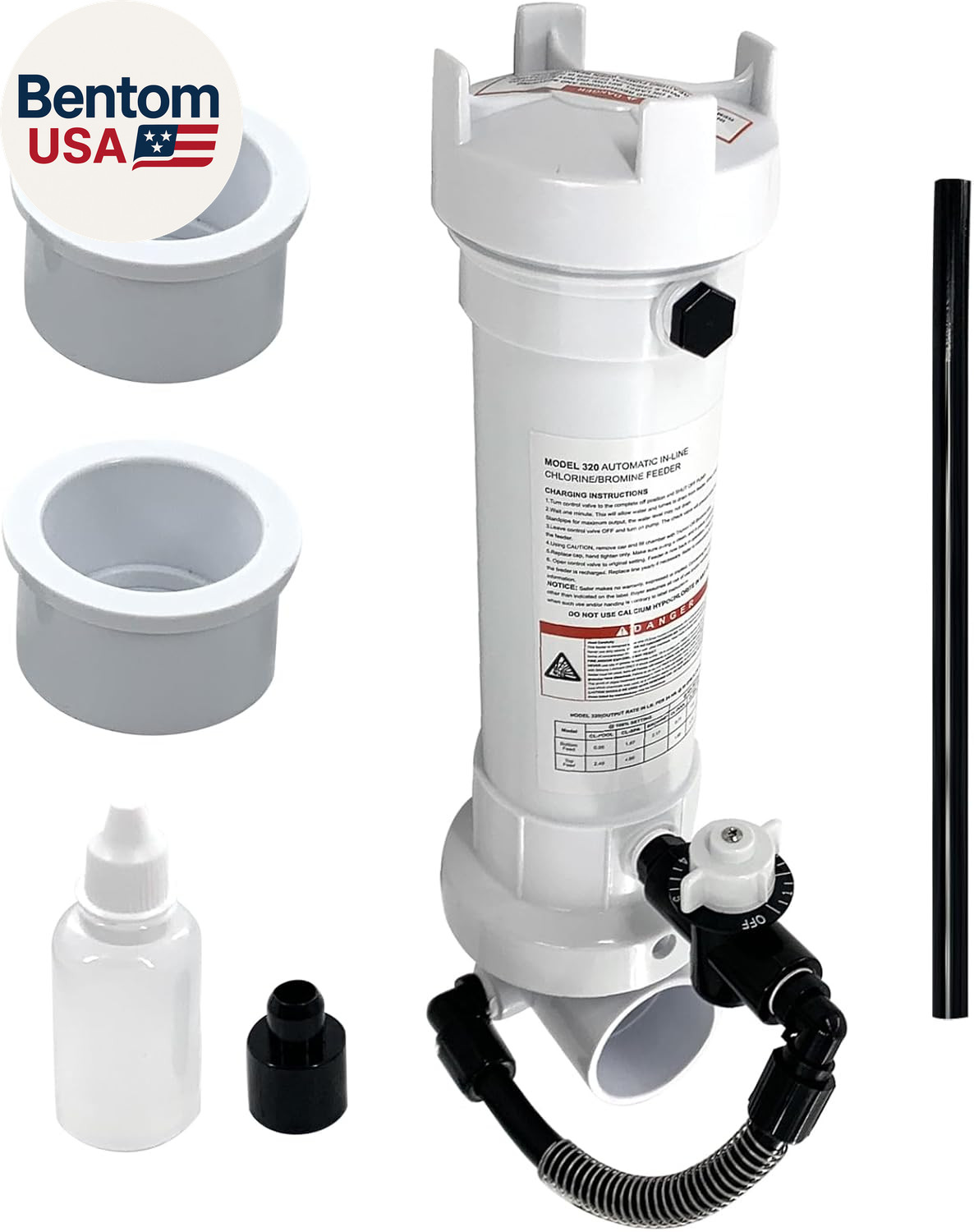Auto/Matic Pool Chlorine/Brominer Feeder Compatible with Rainbow 320 Inline Chlo gallery
