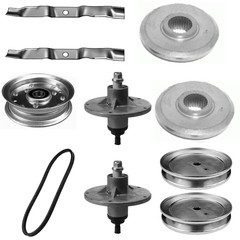 Fits Murray 42″ Deck Rebuild Kit Includes Spindle Blades Belt Pulleys Adapters