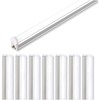 Linkable T5 LED Ceiling Light, 8 Pack, 4FT, 2200lm Bright White for Indoor Use gallery