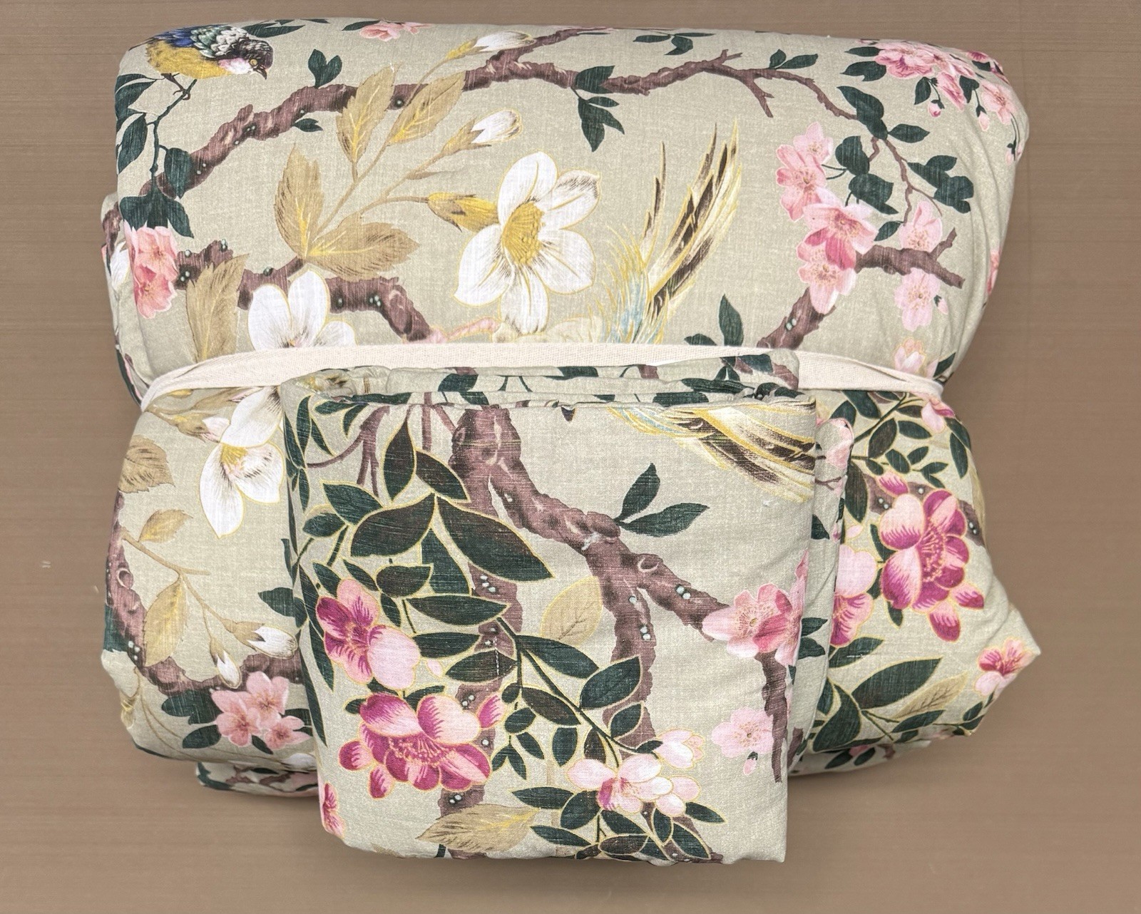 Pottery Barn Nola Songbird Comforter Green King/Cal Kg w 1 King Sham! New Read gallery