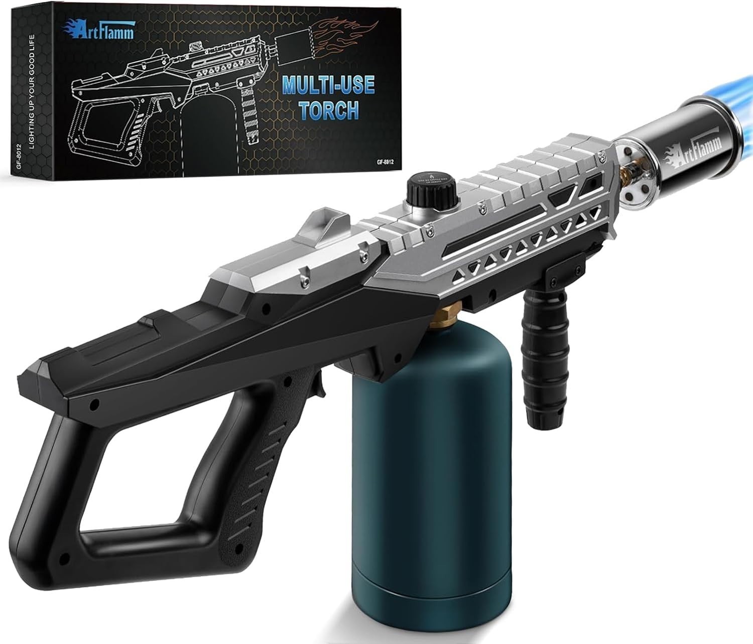 Powerful Grill Torch Gun | Propane Torch Gun, Adjustable Flamethrower | Blowtorc gallery