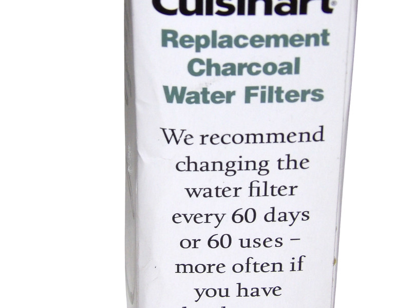Cuisinart Dcc-Rwf Replacement Charcoal Water Filters 2 Pack 60 Day Use gallery