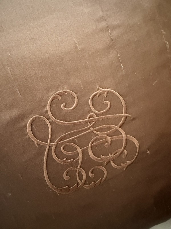 Hand Painted Silk Pillows (Two) gallery