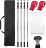 Fanmoss 9.5FT Dust Barrier Poles Kit, 4 Pack Dust Barrier System with 32FT x13FT gallery