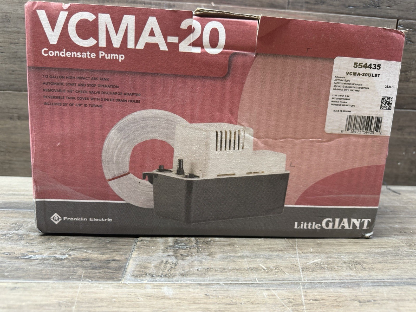 Little Giant115-Volt Condensate Removal Pump 554435 VCMA-20ULST gallery