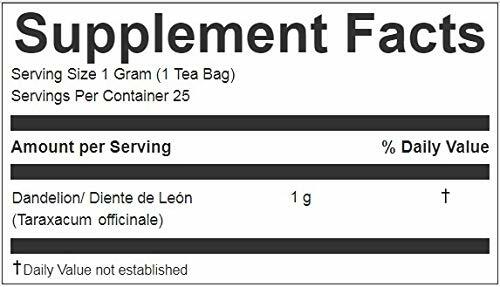 Hanan Peruvian Secrets Diente De Leon Herbal Tea | 100% Natural Dandelion Leaves gallery