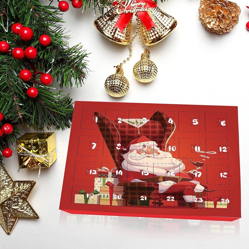 Christmas Countdown Advent Calendar for Kids with Bracelet and Necklace Included gallery