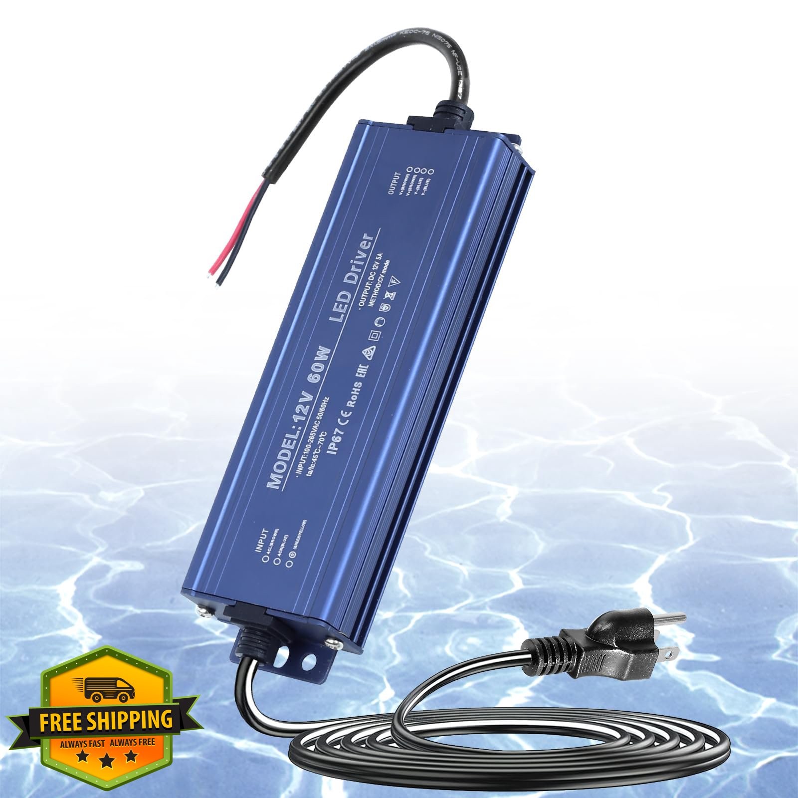 SUCIKORIO 12V 60W LED Driver Waterproof gallery