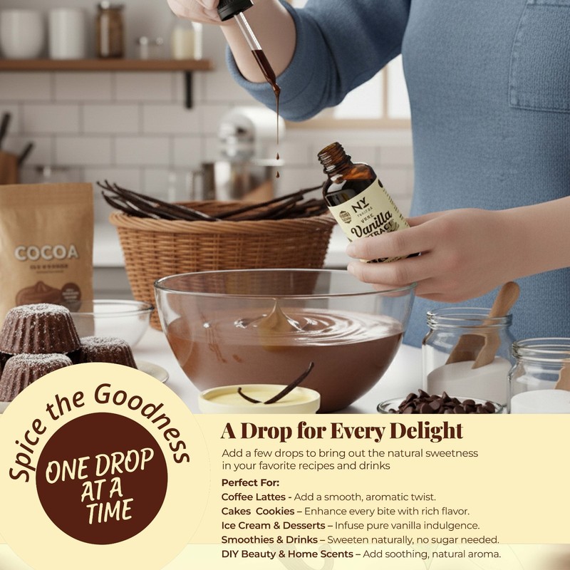 Double Fold Vanilla Bean Extract, Pure Vanilla Extract For Baking 100 Ml gallery