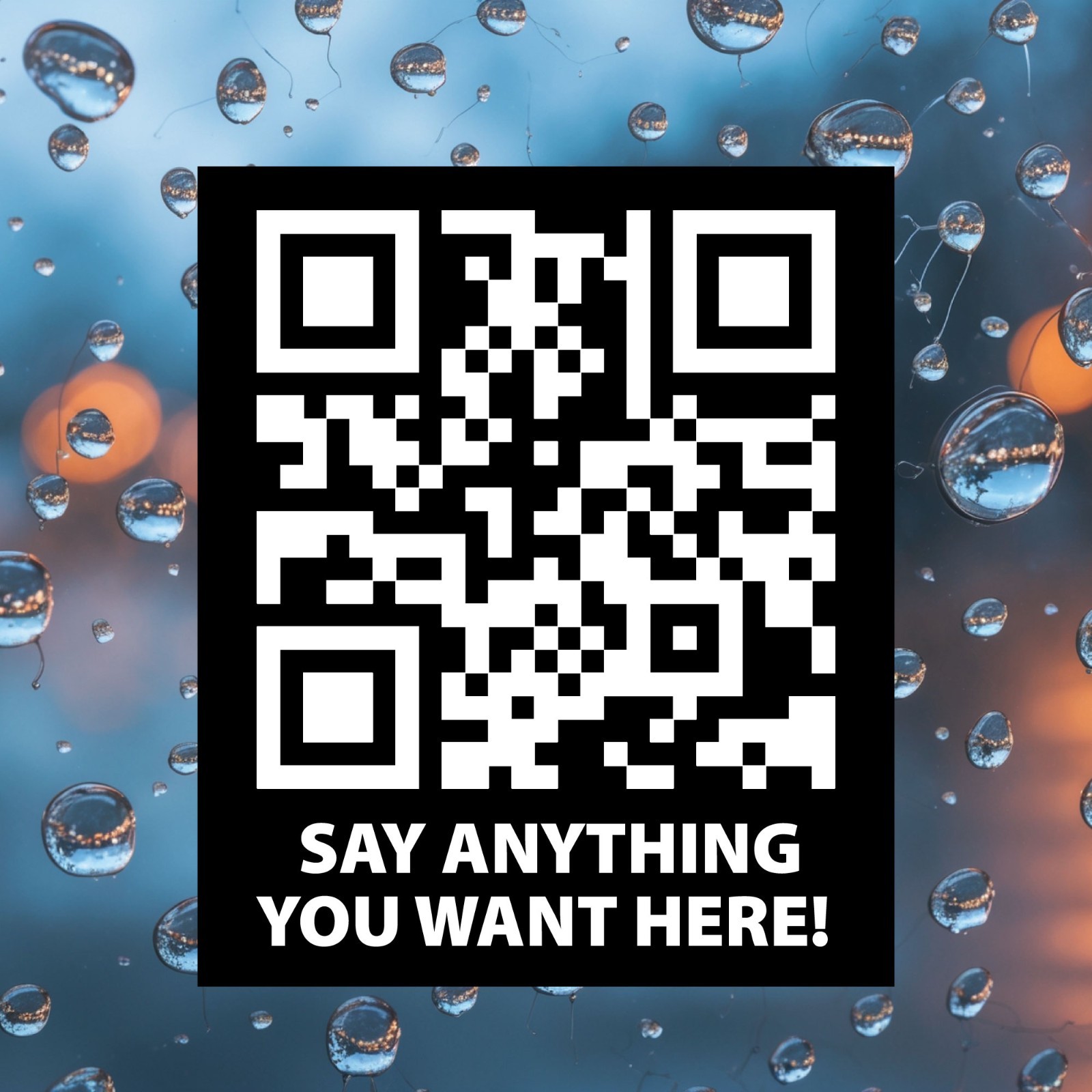 Custom Black QR Code Sticker - Water Resistant Vinyl Decal for Business & Social gallery