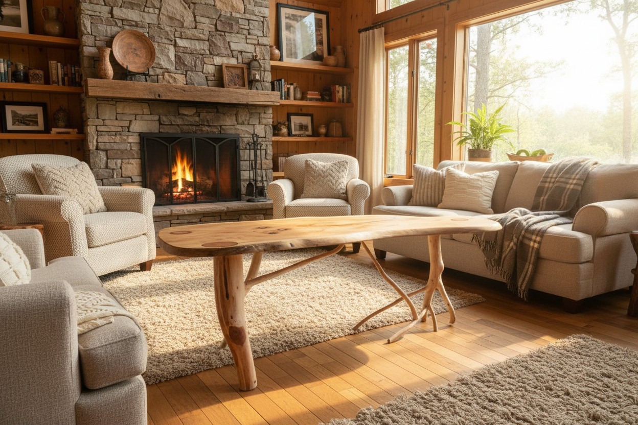 Adirondack Hand Crafted Coffee Table gallery