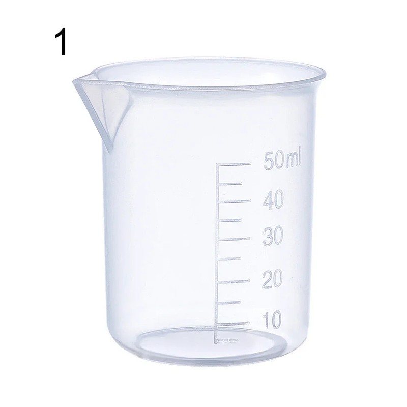 Measuring Cup Transparent Plastic Laboratory Beaker Graduated Liquid Jug Cup Kit gallery