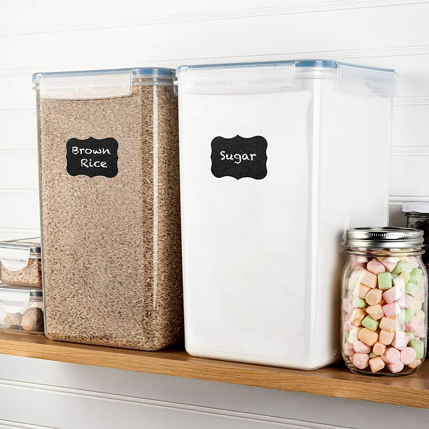 2PK Kitchen Food Storage Container Pantry Set - Durable, Airtight and Leak-Proof gallery