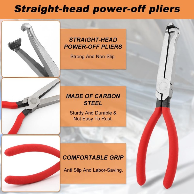Lixternum 4 Pieces Electrical Disconnect Pliers for Cars, Automotive Electric... gallery
