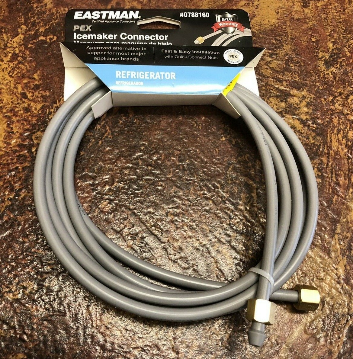 Eastman PEX Icemaker Connector - 8 Foot Length, 1/4 Inch OD Tubing gallery