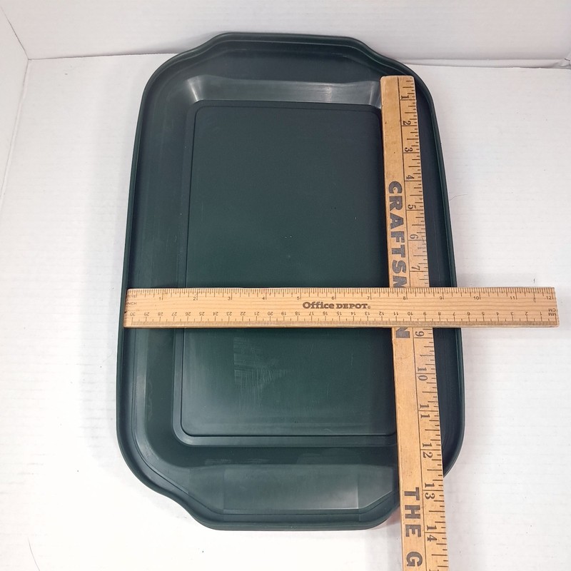 Pyrex 233-PC Plastic Baking Dish Lid Cover pyrexware dark hunter green 233 PC gallery