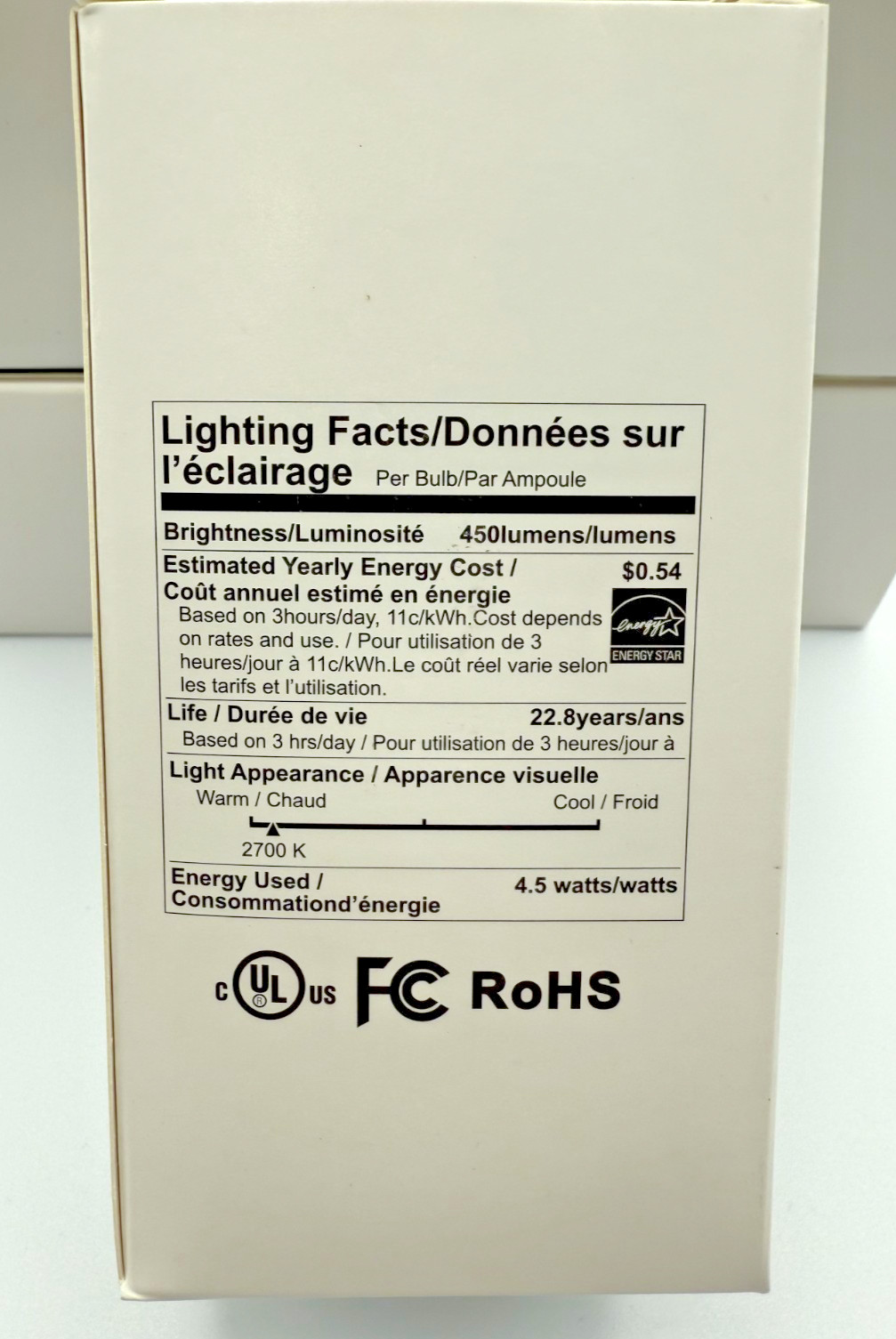 (50 pcs) LED Edison Bulbs Dimmable E26 A19 4.5W 40W Equivalent Warm White 2700K gallery