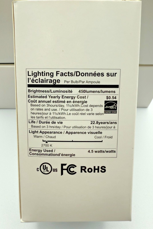 (50 pcs) LED Edison Bulbs Dimmable E26 A19 4.5W 40W Equivalent Warm White 2700K gallery