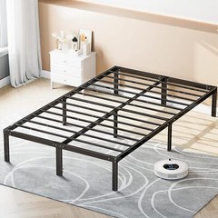 Metal Platform Bed Frame Queen King Full Size Sturdy Steel Slat Support Bedstead