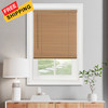 Cordless Light Filtering Mini Blind - 24 Inch Width, 72 24"W x 72"H, Woodtone gallery