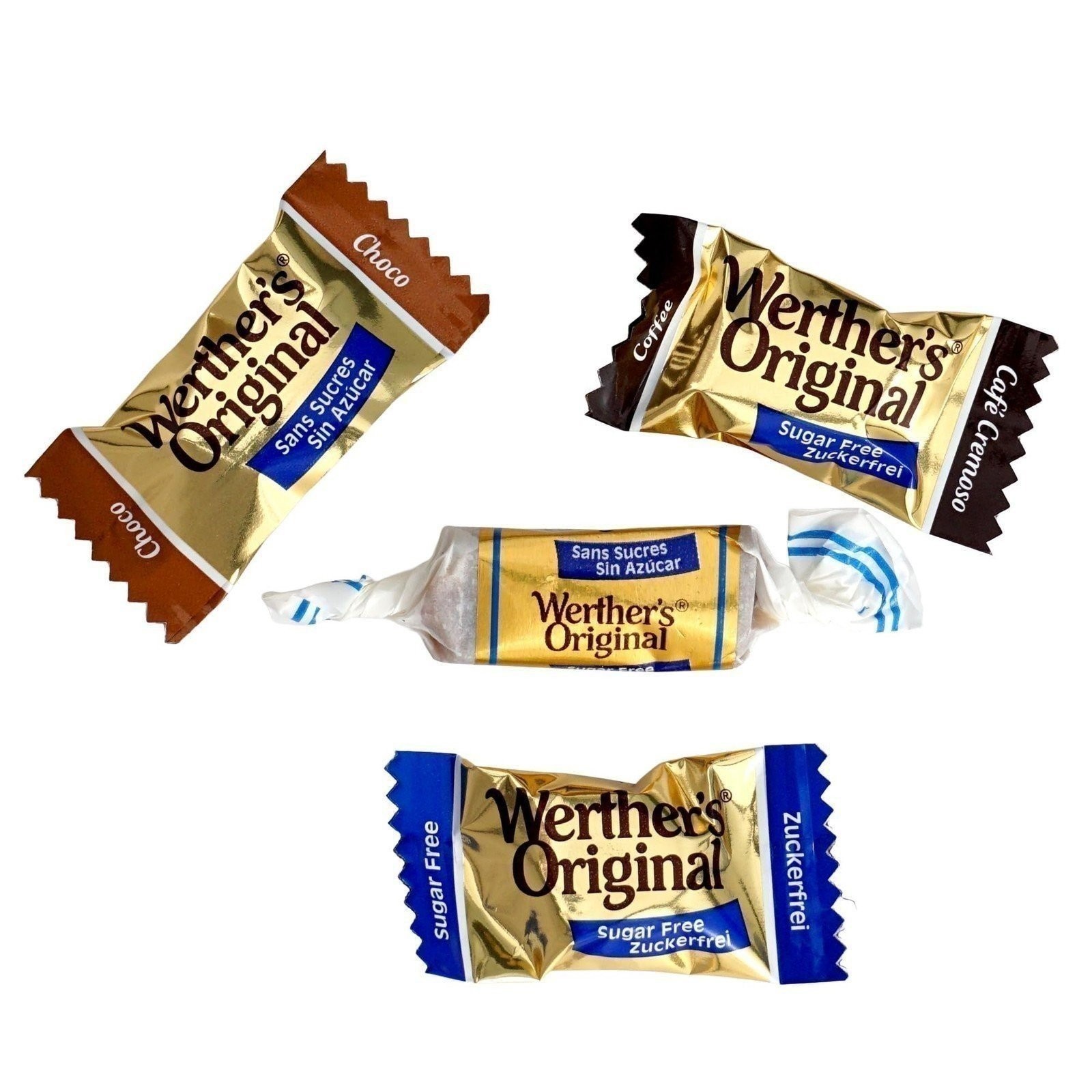 Werthers Sugar Free Hard & Chewy Assorted Caramels, 8 Ounce Bulk Bag, 4... gallery