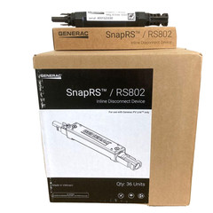 Generac SnapRS RS802 Inline Disconnect Device Brand New Sealed Box of 36 Units