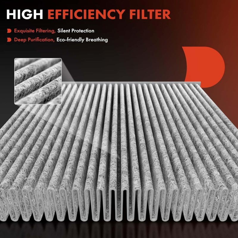 2-PC Cabin Air Filter with Activated Carbon Compatible with Dodge Charger gallery