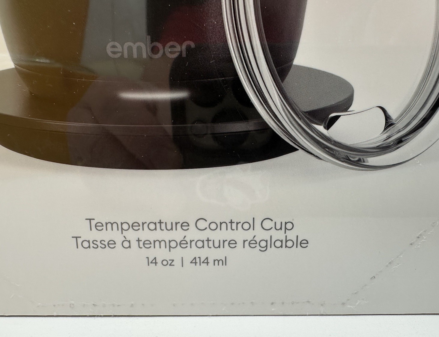 Ember Temperature Control Ceramic Smart Mug 14 Oz Black - New Sealed gallery