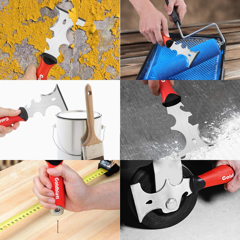 Goldblatt Drywall Hand Tool Kit Stainless Steel Joint Knife Taping Knives NEW gallery