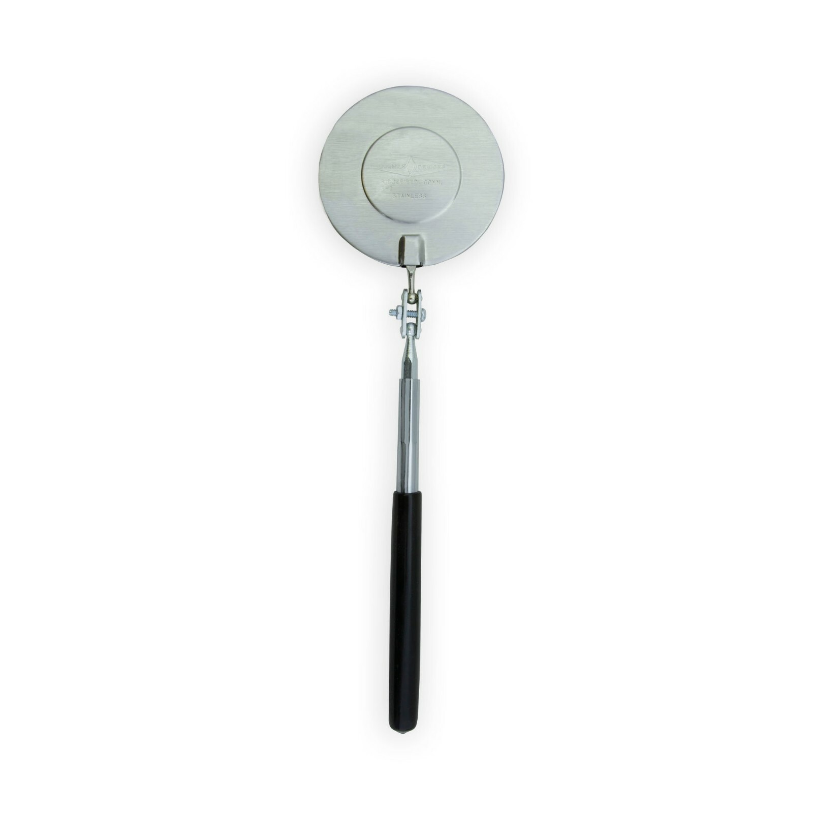 Ullman Telescoping Inspection Mirror Red Vinyl Grip 3-1/4 in. Diameter USA MADE gallery