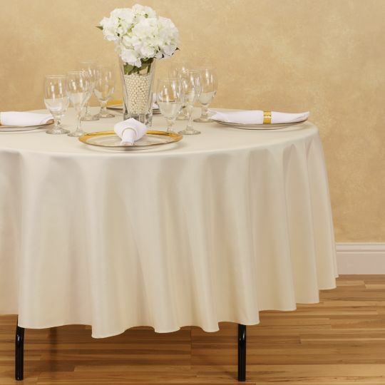 LinenTablecloth 90 in. Round Polyester Tablecloths, 33 Colors! Weddings & Events gallery