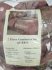 Queen Comforter Set Striped Comforter 2 Shams Bedskirt & 3 Pillows NWOT gallery