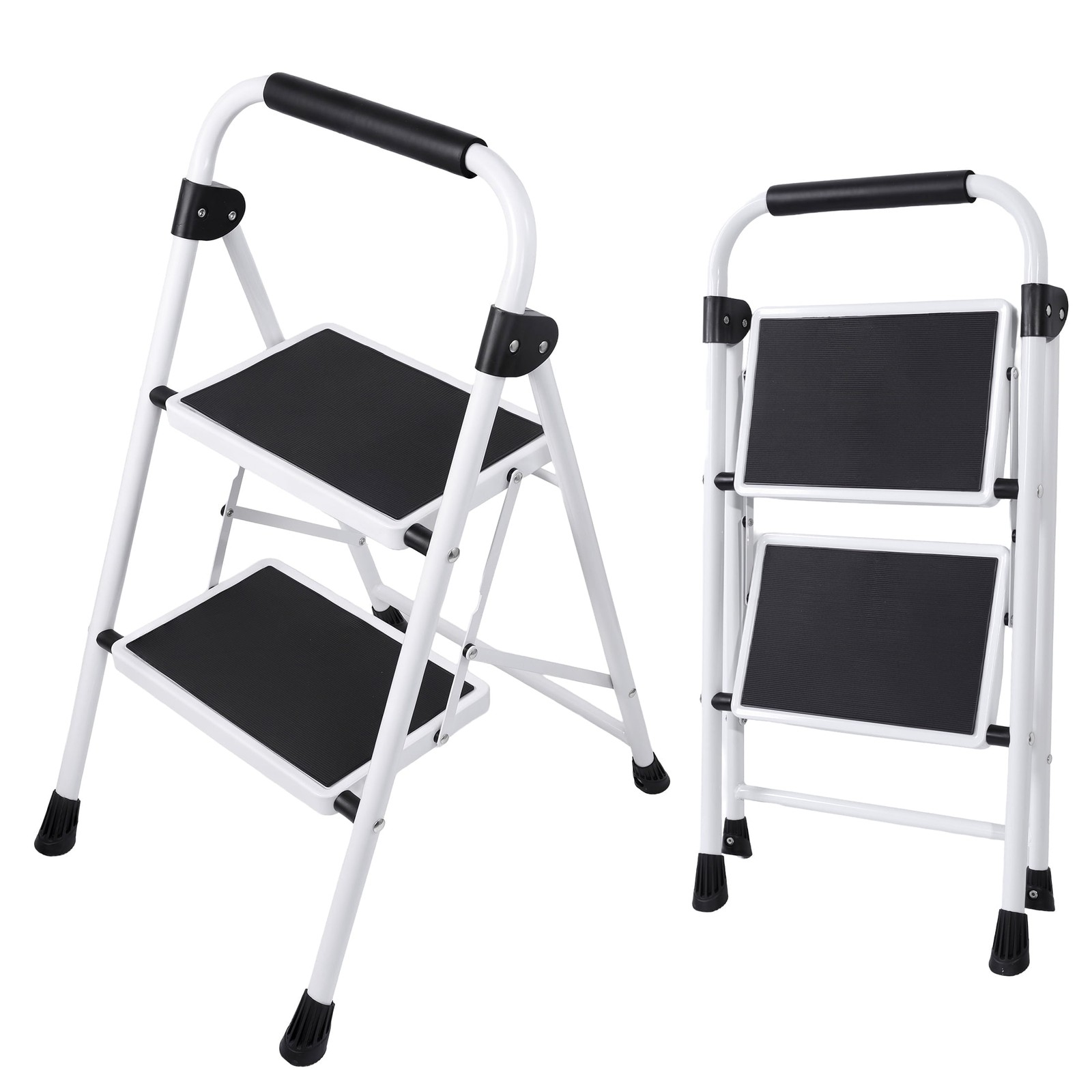 2/3/4 Sturdy Step Ladder,Folding Heavy Duty Step Stool with Wide Anti-Slip Pedal gallery