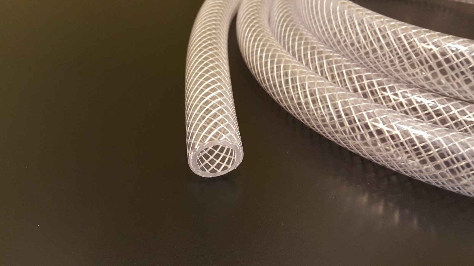 Any Size Clear PVC Reinforced Flexible Braided Vinyl Tube/Hose 3/16" - 2" Inch gallery