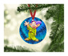 7 DWARFS DOPEY TIE DYE INSPIRED CUSTOM 3.5" METAL ORNAMENT GIFT TAG gallery