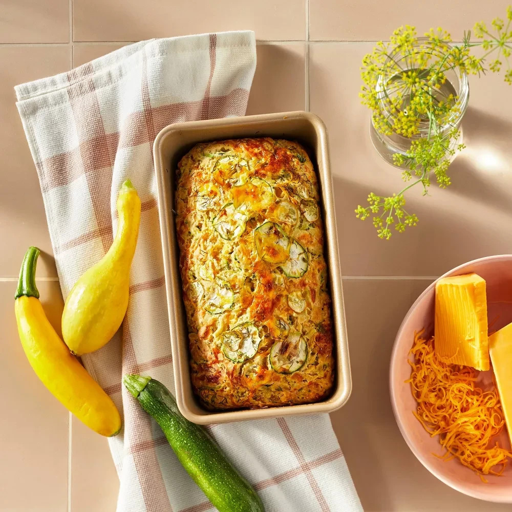 5"x9" Nonstick Aluminized Steel Loaf Pan Gold - Figmint™: Bread Loaf Pan, Dishwa gallery