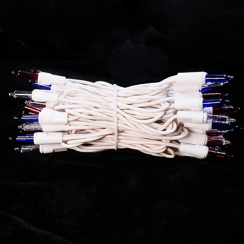 Red White and Blue String Lights - 35 Count 4Th of July Patriotic Mini Christmas gallery