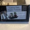 4 Small Black Shelves Floating Shelf 8.6x 4 inch Holds 5 pounds Hardware PVC NEW gallery