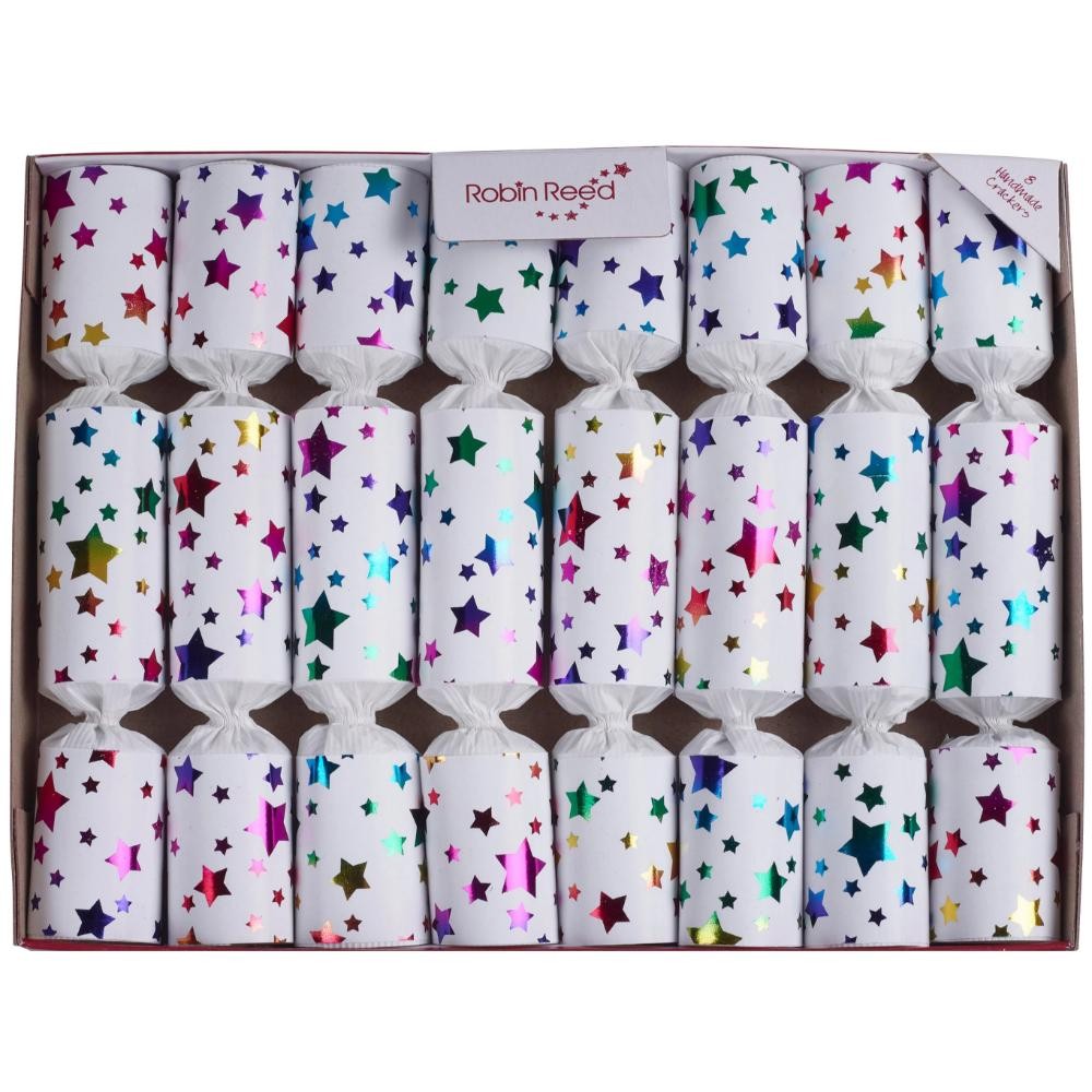 Robin Reed H5 8pc 6in MINI Crackers - Charades Multi Stars 12509.Charade gallery