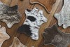 Cowhide Coaster Plain Assorted - Size 4.9 x 5.9" - - SET OF 12 gallery