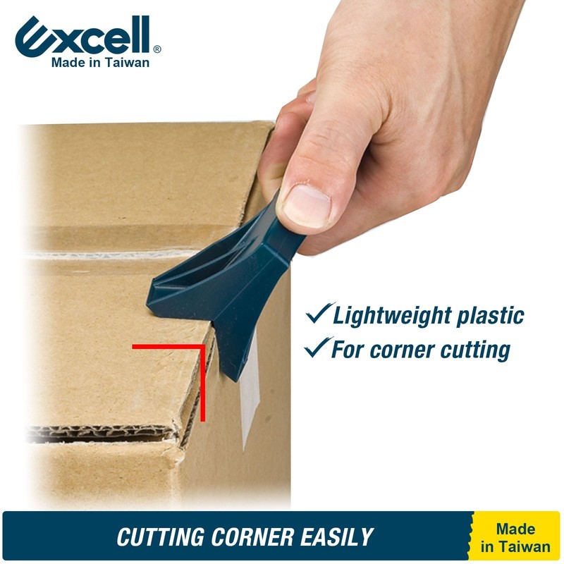 Excell Corner Cutting Utility Knife Safety Lock Lightweight Heavy Duty Cutter gallery