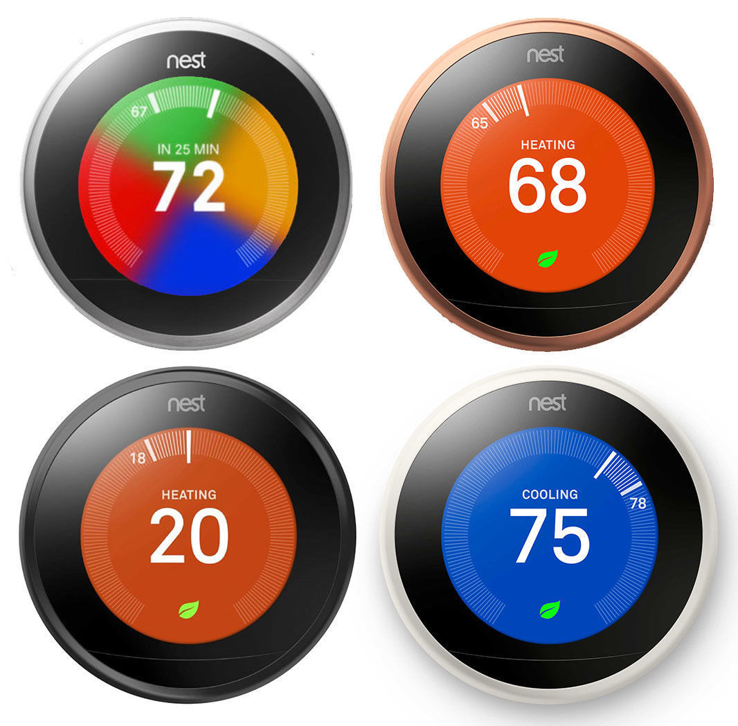 Google Nest Learning Thermostat Programmable 3rd Generation Open Box gallery