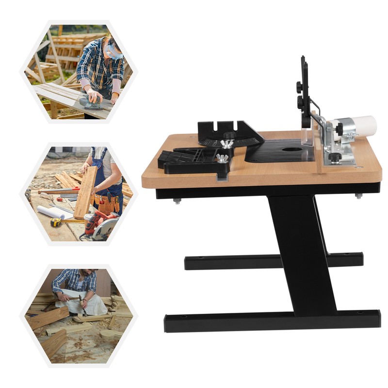 200kg MDF Router Table Rectangle Tabletop Woodworking Router Table 43*40cm gallery