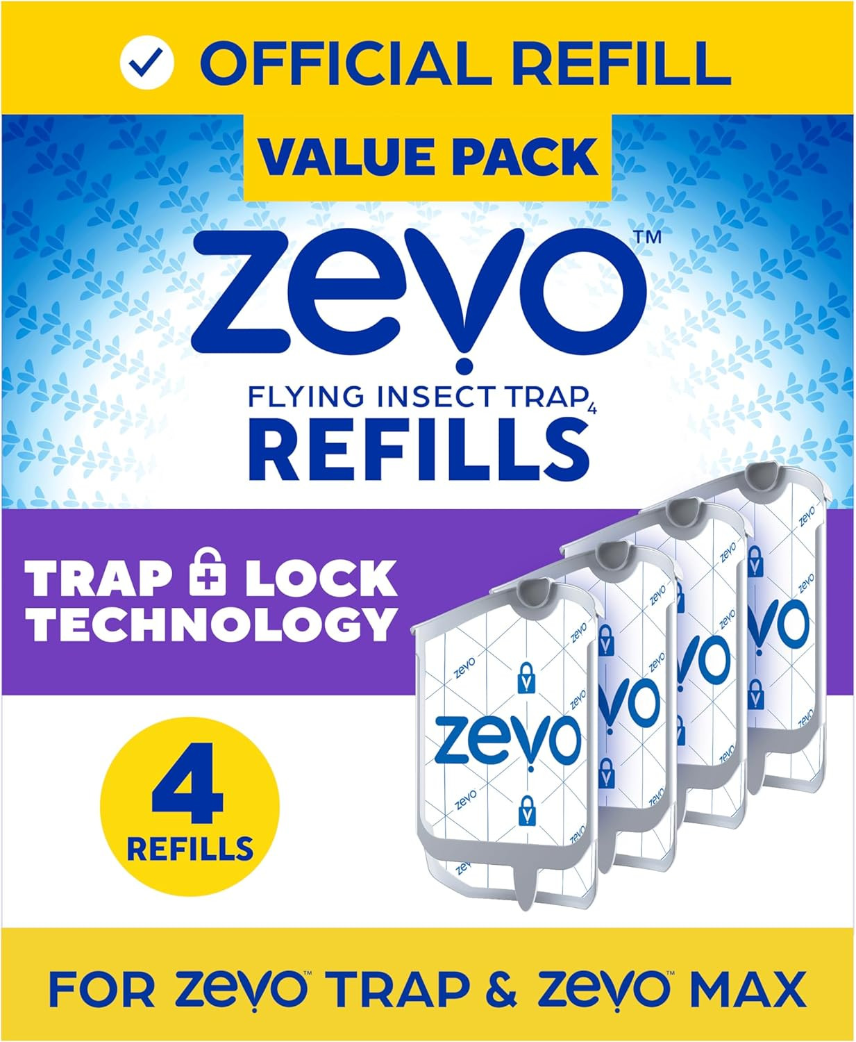 Flying Insect Trap Official Refill Cartridges fly Trap (4 Refill Cartridges) gallery