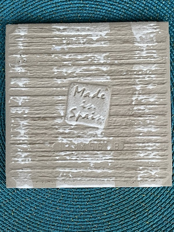 Brown Stone-Look Abstract Ceramic Floor Tile Square Smooth Made in Spain gallery