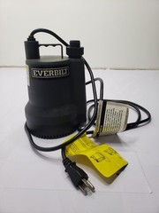 Everbilt 1/6 HP Plastic Utility Pump Model SUP54-HD 115V 60Hz 2.9 Amps Tested