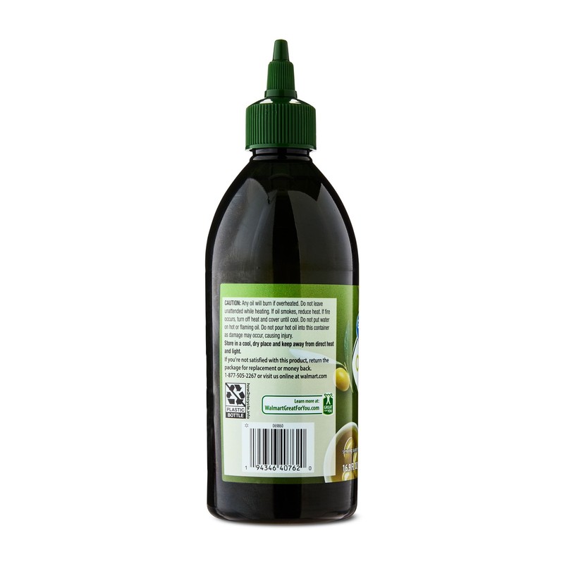 Great Value Extra Virgin Olive Oil Drizzle, Cold Pressed, 16.9 fl oz gallery
