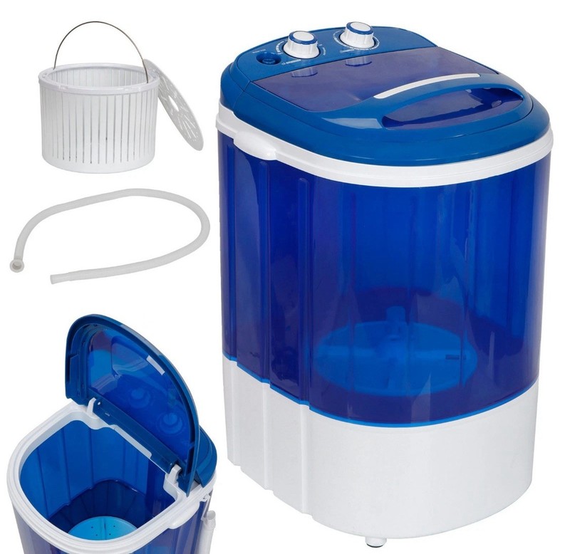 Portable Mini Washing Machine Compact 2 in 1 Washer & Spinner Single Bucket 9lbs gallery
